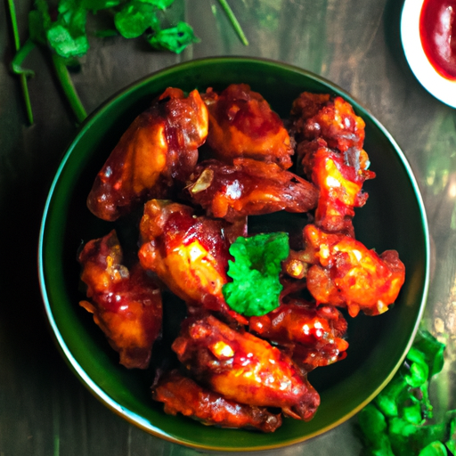 Honey Sriracha Chicken Wings