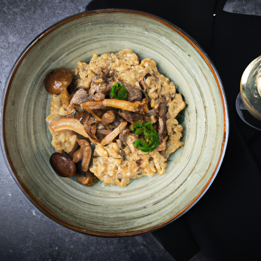 Mushroom risotto